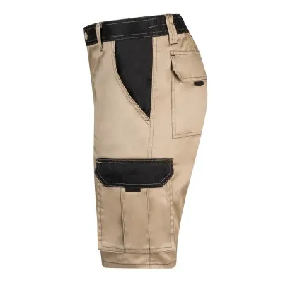 Pantaloni scurți în două tonuri, cu buzunare multiple / Velilla / Pantaloni scurți de lucru