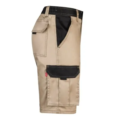 Pantaloni scurți în două tonuri, cu buzunare multiple / Velilla / Pantaloni scurți de lucru