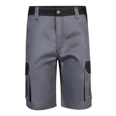 Pantaloni scurți în două tonuri, cu buzunare multiple / Velilla / Pantaloni scurți de lucru