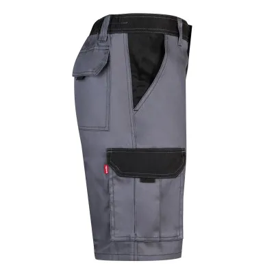 Pantaloni scurți în două tonuri, cu buzunare multiple / Velilla / Pantaloni scurți de lucru