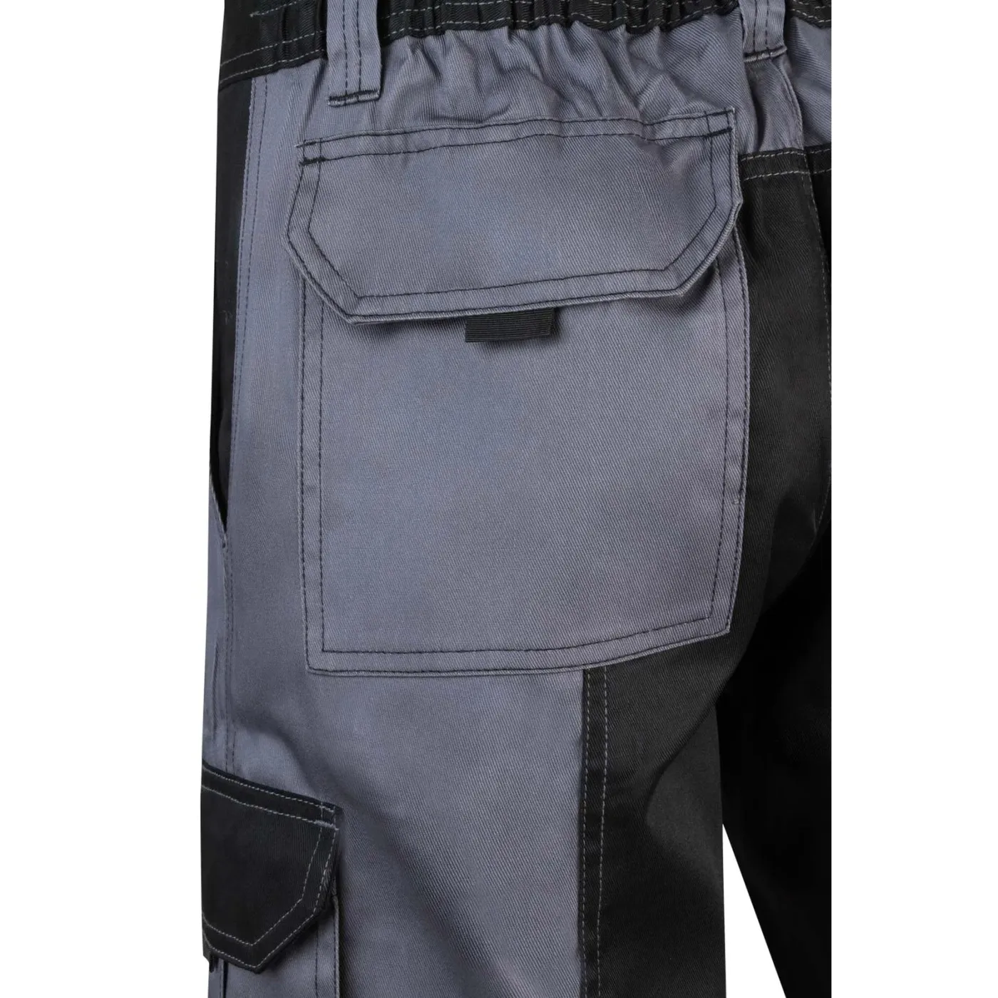 Pantaloni scurți în două tonuri, cu buzunare multiple / Velilla / Pantaloni scurți de lucru