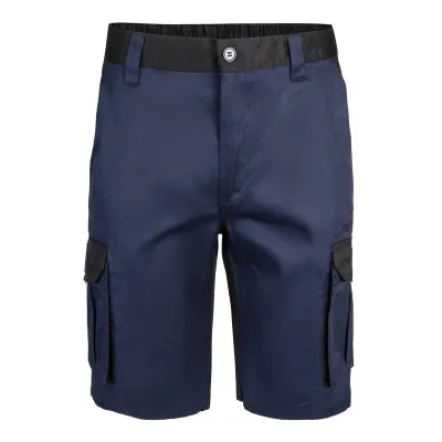 Pantaloni scurți în două tonuri, cu buzunare multiple / Velilla / Pantaloni scurți de lucru