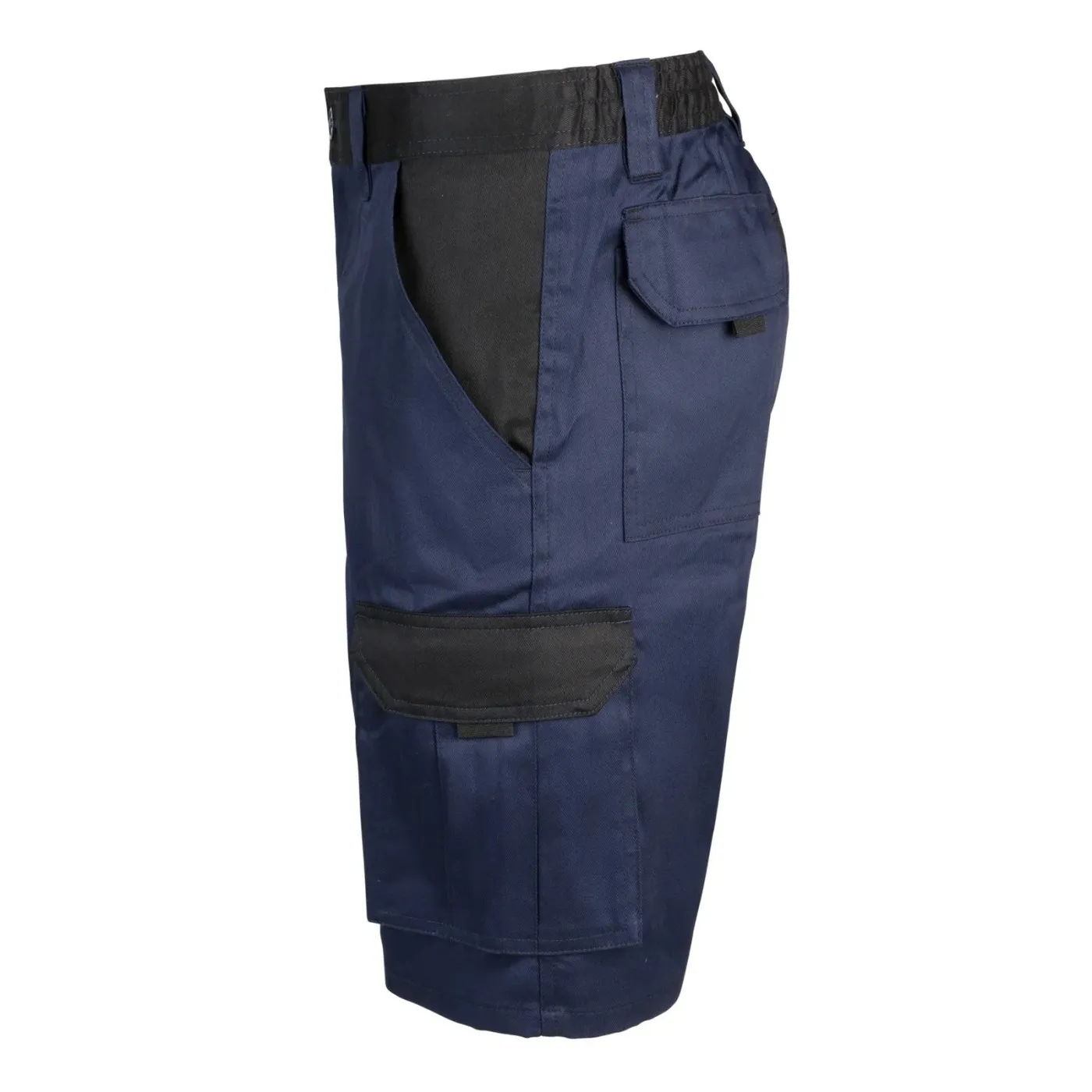 Pantaloni scurți în două tonuri, cu buzunare multiple / Velilla / Pantaloni scurți de lucru