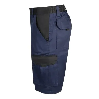 Pantaloni scurți în două tonuri, cu buzunare multiple / Velilla / Pantaloni scurți de lucru