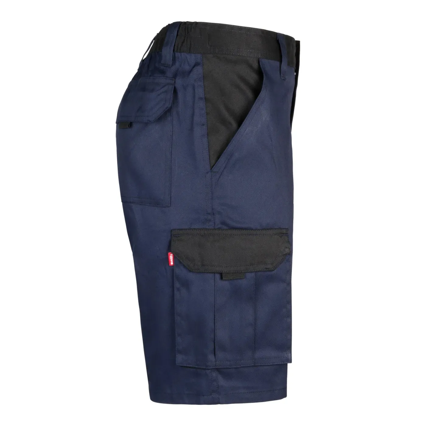 Pantaloni scurți în două tonuri, cu buzunare multiple / Velilla / Pantaloni scurți de lucru