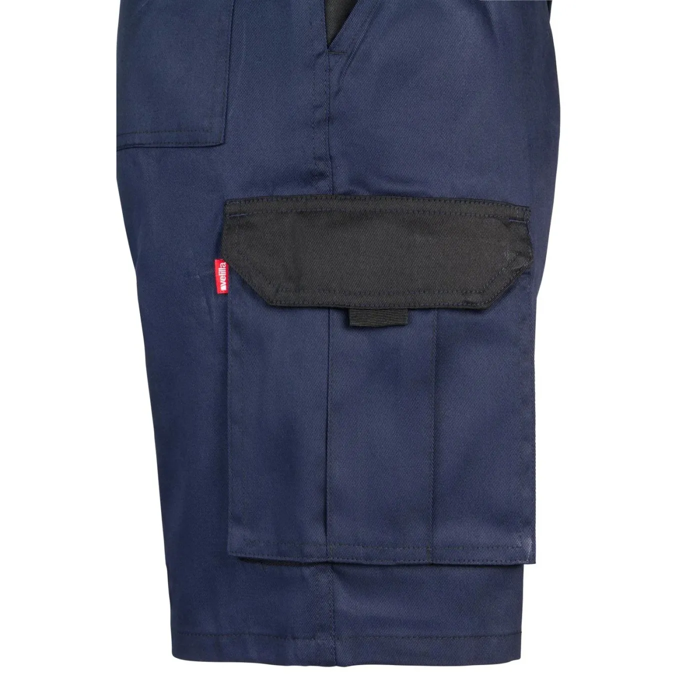 Pantaloni scurți în două tonuri, cu buzunare multiple / Velilla / Pantaloni scurți de lucru