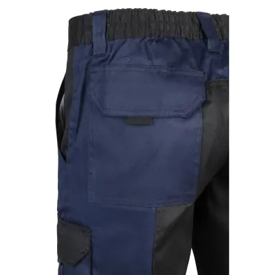 Pantaloni scurți în două tonuri, cu buzunare multiple / Velilla / Pantaloni scurți de lucru