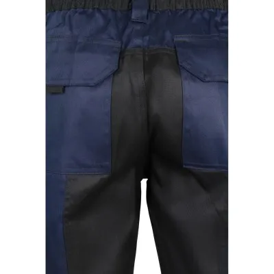 Pantaloni scurți în două tonuri, cu buzunare multiple / Velilla / Pantaloni scurți de lucru
