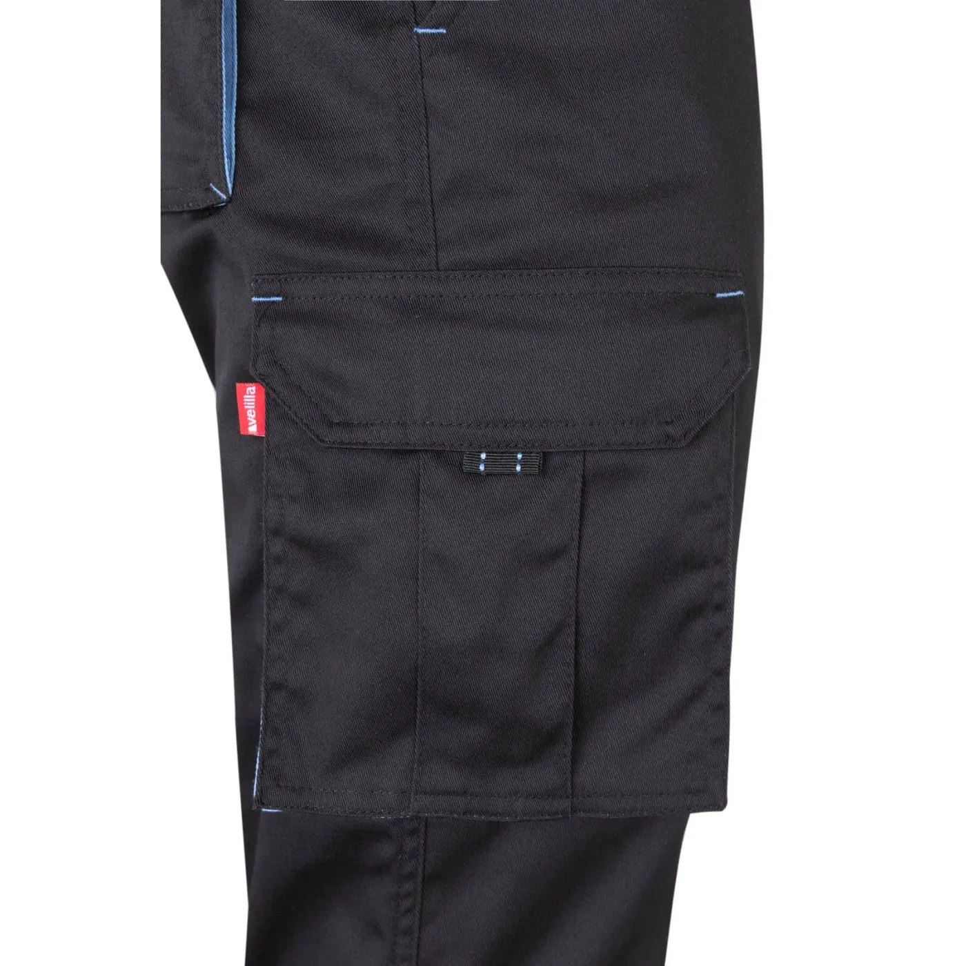Pantaloni stretch, în două tonuri, cu buzunare multiple / Velilla / Pantaloni, salopete, colanți