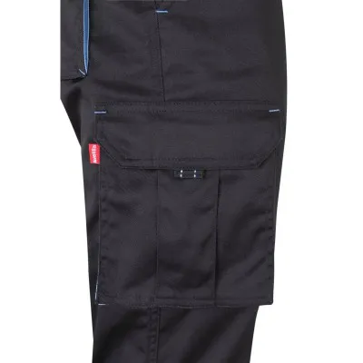 Pantaloni stretch, în două tonuri, cu buzunare multiple / Velilla / Pantaloni, salopete, colanți