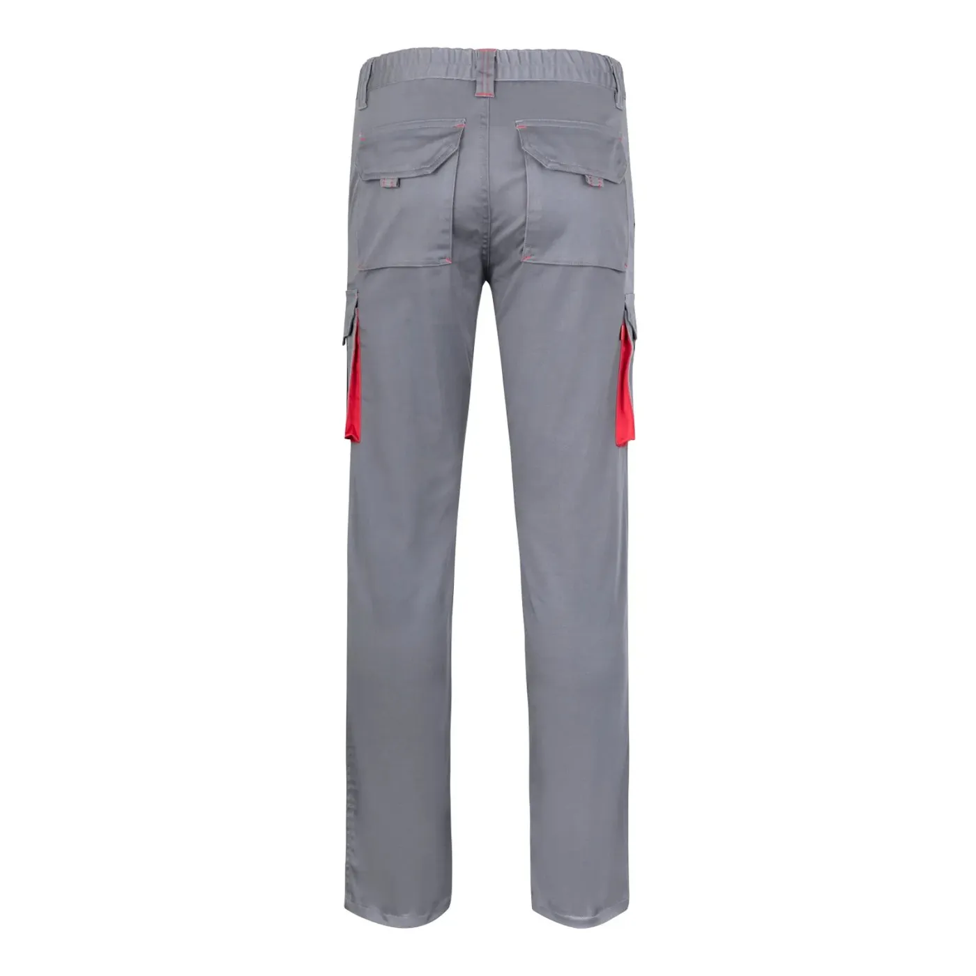 Pantaloni stretch, în două tonuri, cu buzunare multiple / Velilla / Pantaloni, salopete, colanți