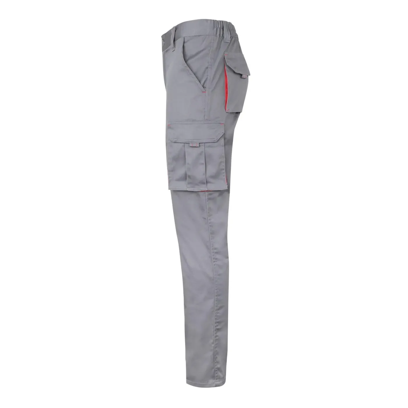 Pantaloni stretch, în două tonuri, cu buzunare multiple / Velilla / Pantaloni, salopete, colanți