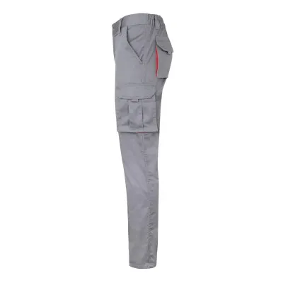 Pantaloni stretch, în două tonuri, cu buzunare multiple / Velilla / Pantaloni, salopete, colanți