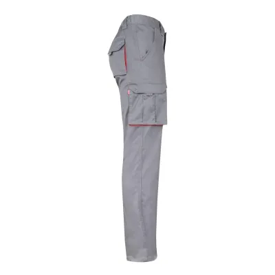 Pantaloni stretch, în două tonuri, cu buzunare multiple / Velilla / Pantaloni, salopete, colanți