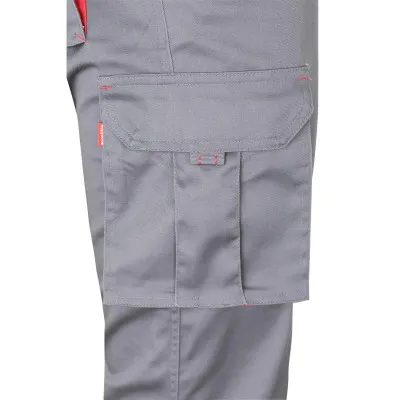 Pantaloni stretch, în două tonuri, cu buzunare multiple / Velilla / Pantaloni, salopete, colanți
