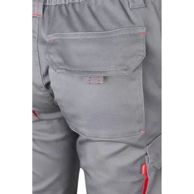 Pantaloni stretch, în două tonuri, cu buzunare multiple / Velilla / Pantaloni, salopete, colanți