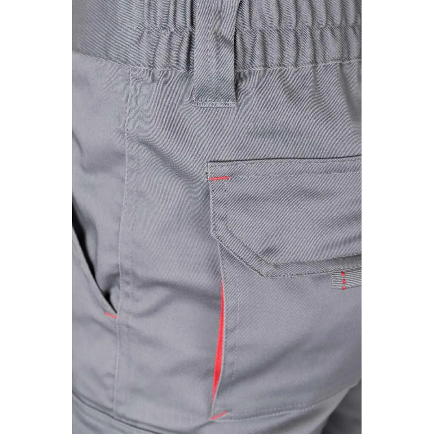 Pantaloni stretch, în două tonuri, cu buzunare multiple / Velilla / Pantaloni, salopete, colanți