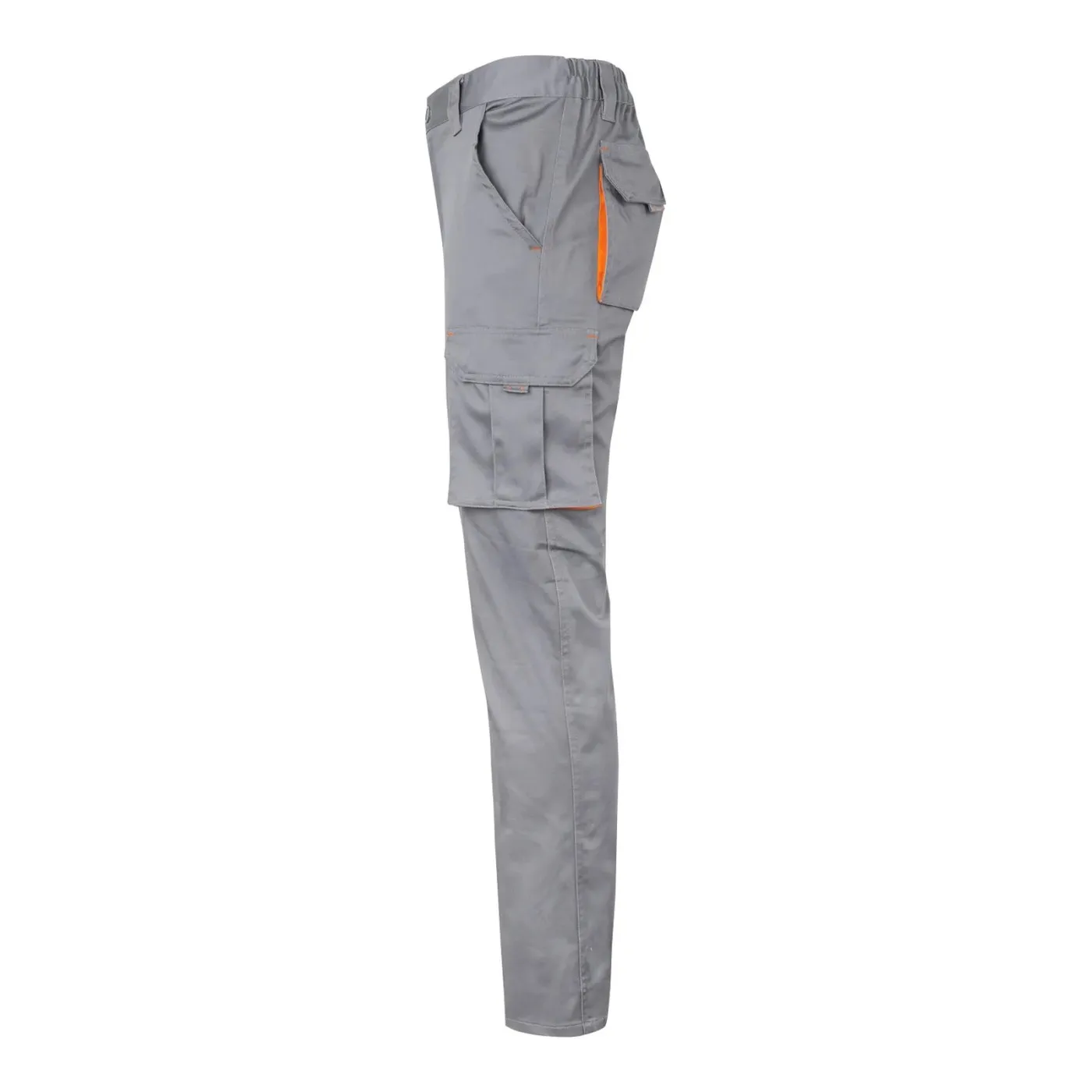 Pantaloni stretch, în două tonuri, cu buzunare multiple / Velilla / Pantaloni, salopete, colanți
