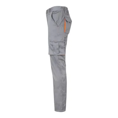 Pantaloni stretch, în două tonuri, cu buzunare multiple / Velilla / Pantaloni, salopete, colanți