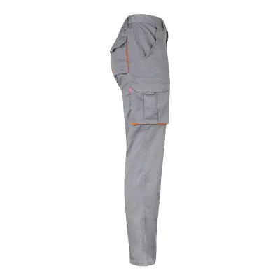 Pantaloni stretch, în două tonuri, cu buzunare multiple / Velilla / Pantaloni, salopete, colanți