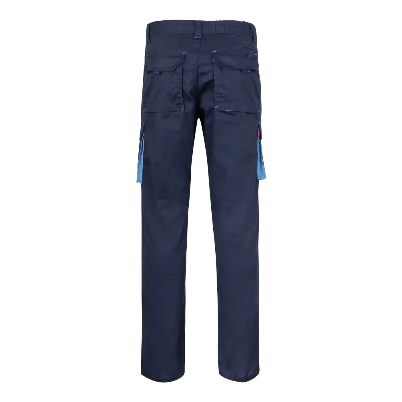Pantaloni stretch, în două tonuri, cu buzunare multiple / Velilla / Pantaloni, salopete, colanți