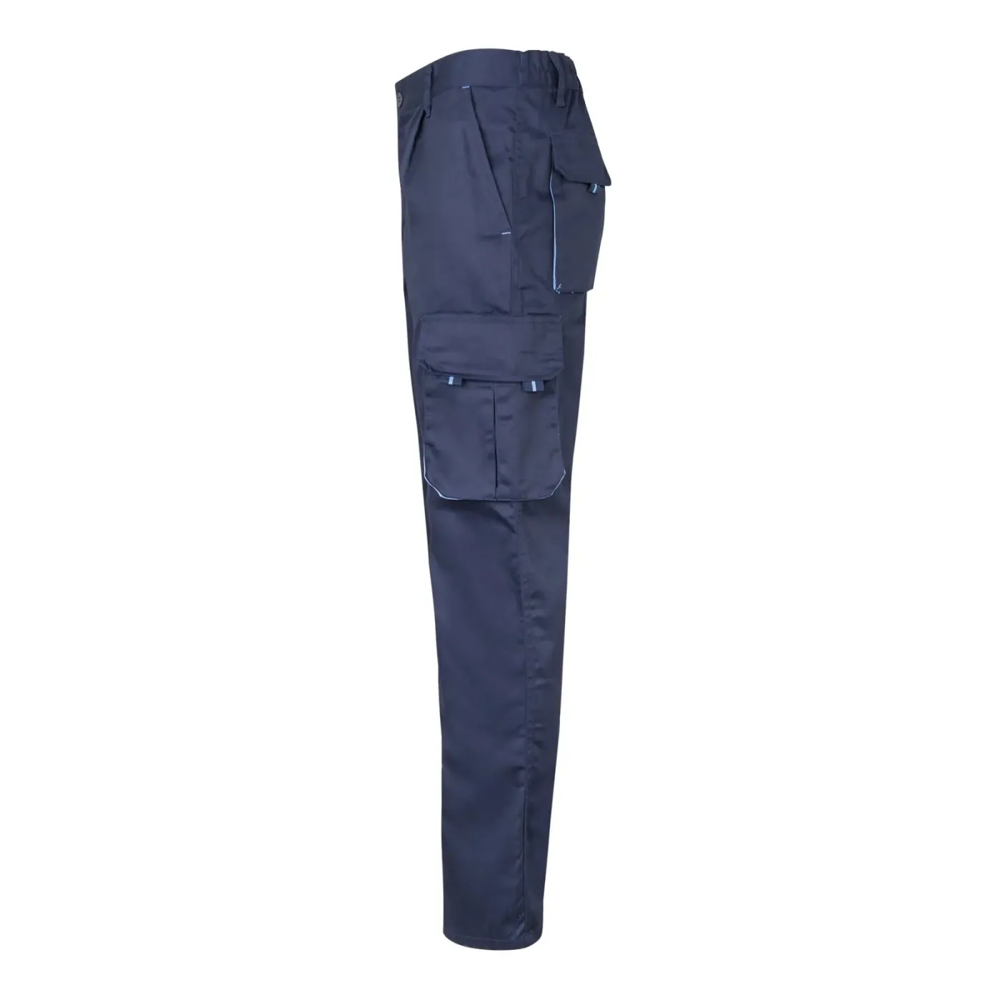 Pantaloni stretch, în două tonuri, cu buzunare multiple / Velilla / Pantaloni, salopete, colanți