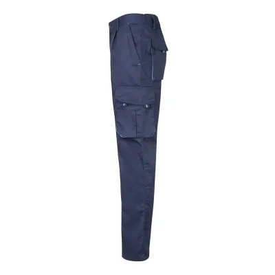 Pantaloni stretch, în două tonuri, cu buzunare multiple / Velilla / Pantaloni, salopete, colanți