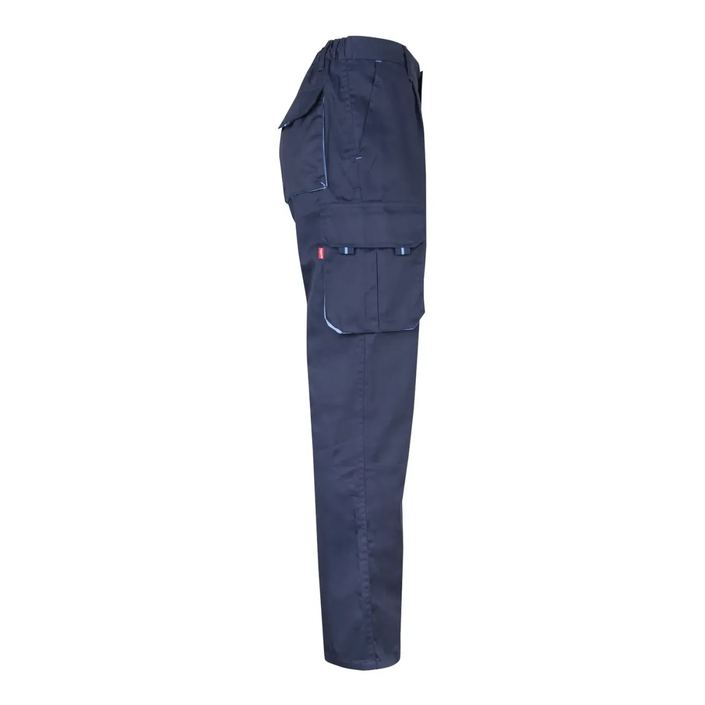 Pantaloni stretch, în două tonuri, cu buzunare multiple / Velilla / Pantaloni, salopete, colanți