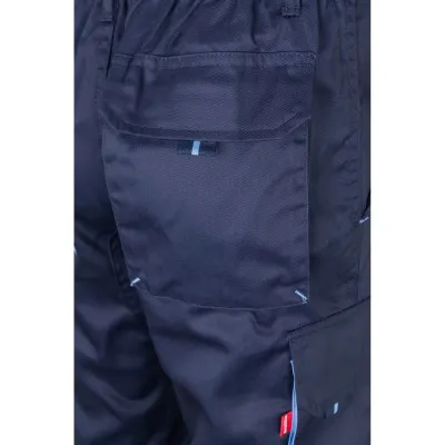 Pantaloni stretch, în două tonuri, cu buzunare multiple / Velilla / Pantaloni, salopete, colanți