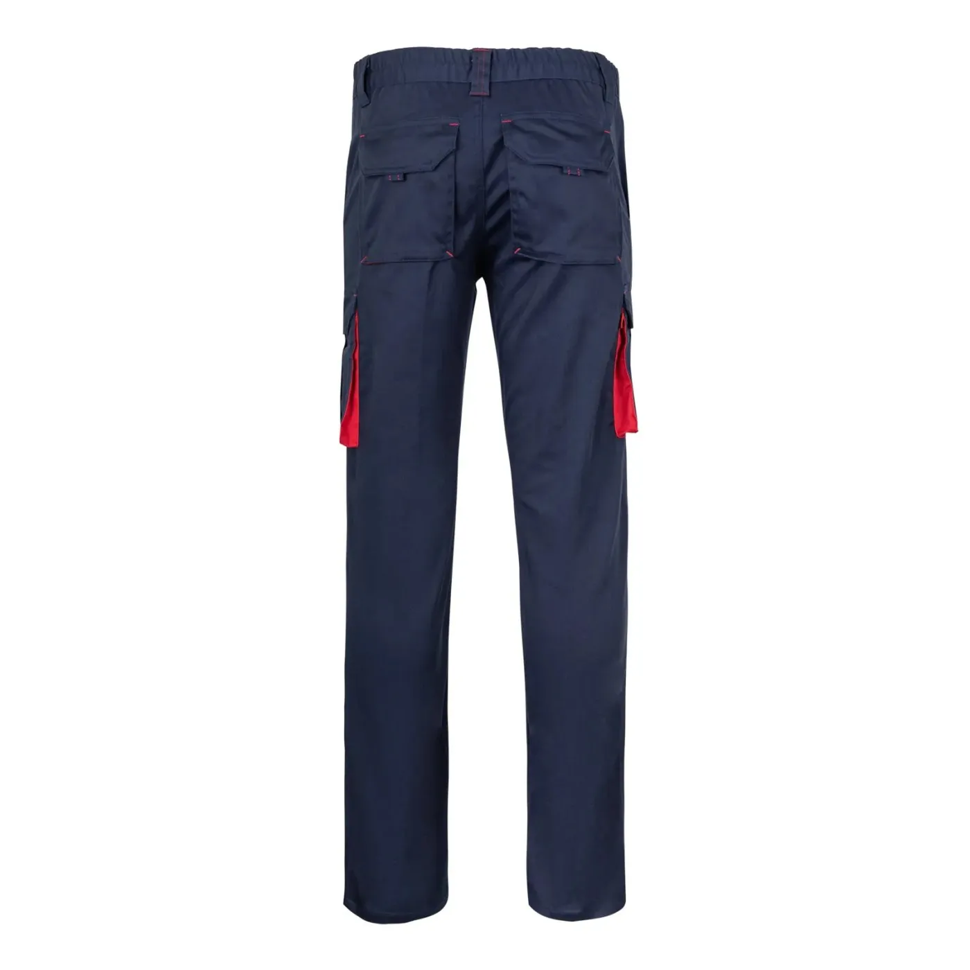 Pantaloni stretch, în două tonuri, cu buzunare multiple / Velilla / Pantaloni, salopete, colanți