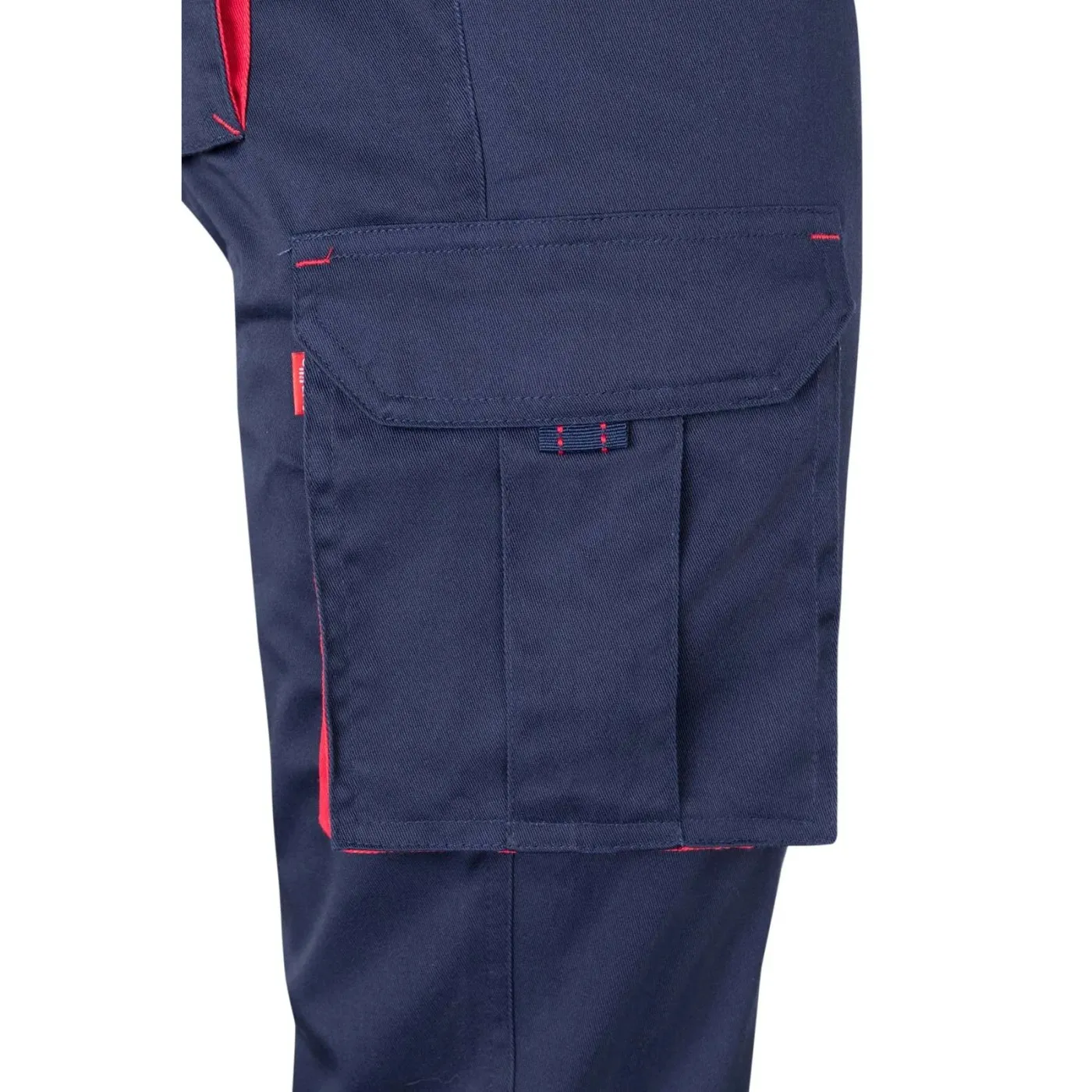 Pantaloni stretch, în două tonuri, cu buzunare multiple / Velilla / Pantaloni, salopete, colanți