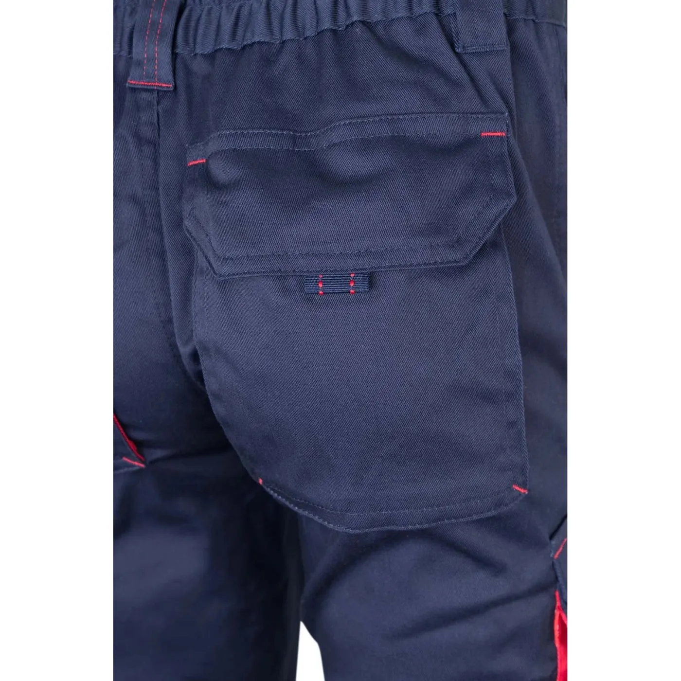 Pantaloni stretch, în două tonuri, cu buzunare multiple / Velilla / Pantaloni, salopete, colanți