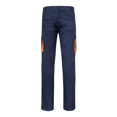 Pantaloni stretch, în două tonuri, cu buzunare multiple / Velilla / Pantaloni, salopete, colanți