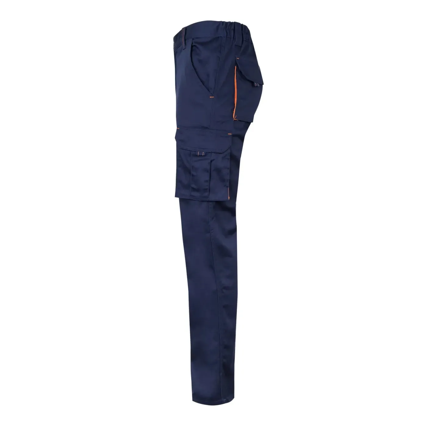 Pantaloni stretch, în două tonuri, cu buzunare multiple / Velilla / Pantaloni, salopete, colanți
