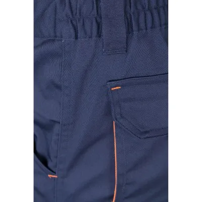 Pantaloni stretch, în două tonuri, cu buzunare multiple / Velilla / Pantaloni, salopete, colanți