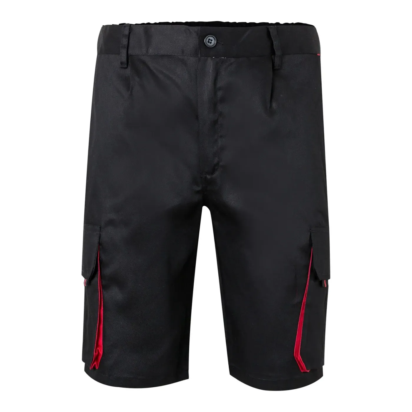 Pantaloni scurti, în două tonuri, cu buzunare multiple / Velilla / Pantaloni scurți de lucru