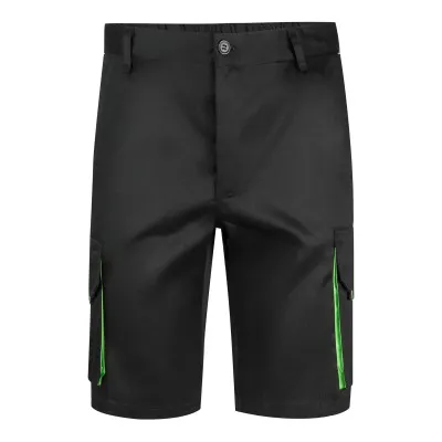Pantaloni scurti, în două tonuri, cu buzunare multiple / Velilla / Pantaloni scurți de lucru