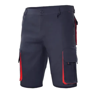 Pantaloni scurti, în două tonuri, cu buzunare multiple / Velilla / Pantaloni scurți de lucru