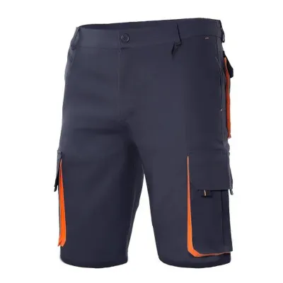 Pantaloni scurti, în două tonuri, cu buzunare multiple / Velilla / Pantaloni scurți de lucru
