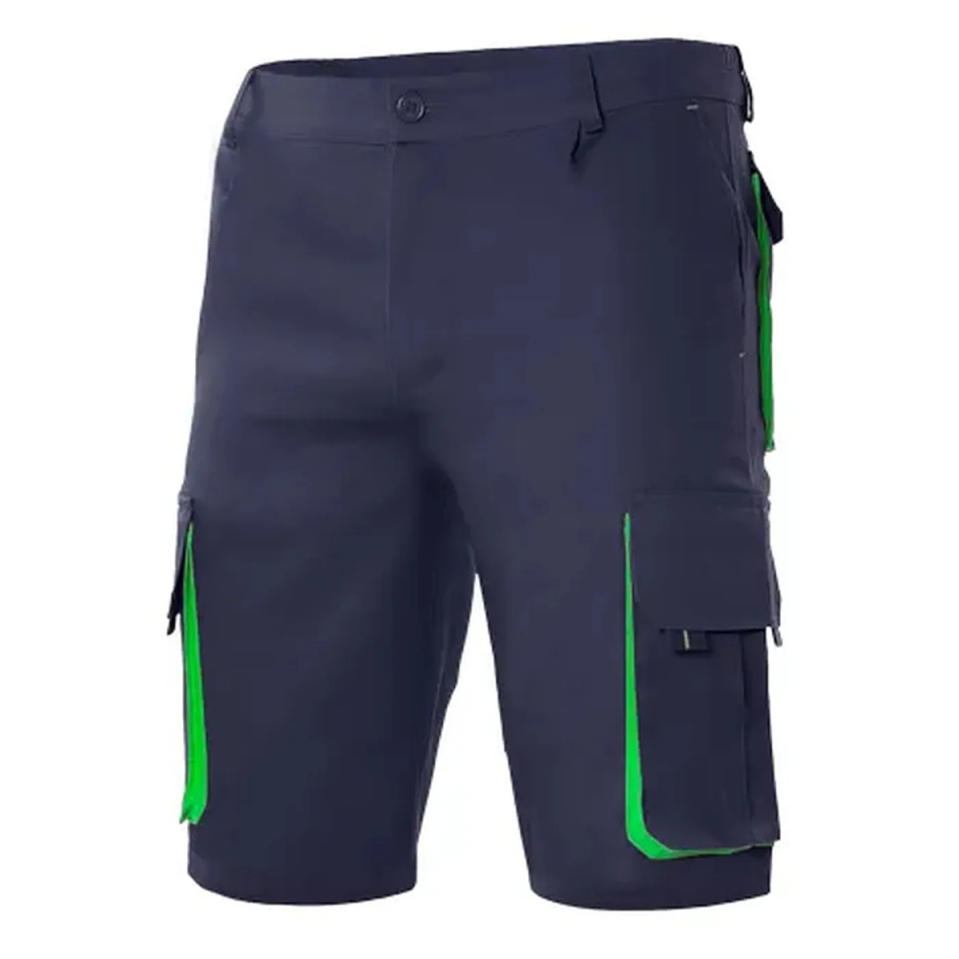 Pantaloni scurti, în două tonuri, cu buzunare multiple / Velilla / Pantaloni scurți de lucru