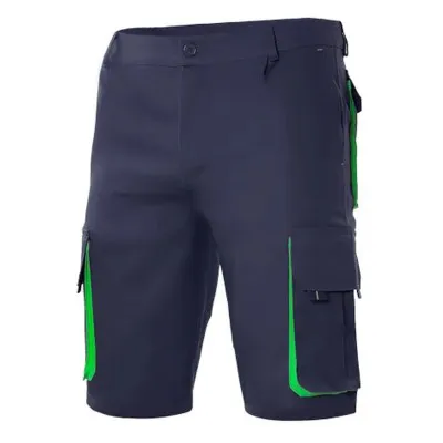 Pantaloni scurti, în două tonuri, cu buzunare multiple / Velilla / Pantaloni scurți de lucru