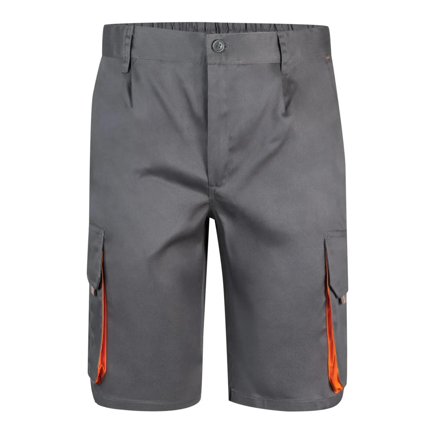 Pantaloni scurti, în două tonuri, cu buzunare multiple / Velilla / Pantaloni scurți de lucru