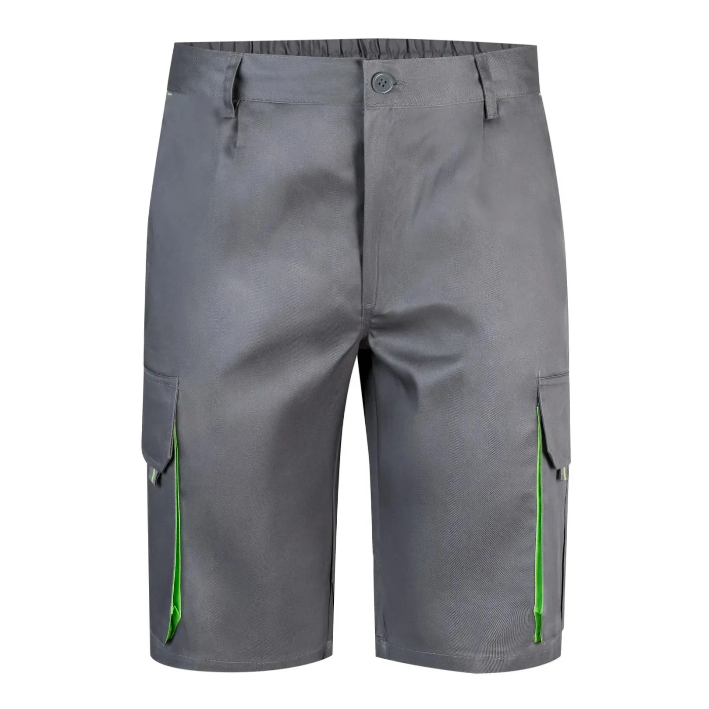Pantaloni scurti, în două tonuri, cu buzunare multiple / Velilla / Pantaloni scurți de lucru