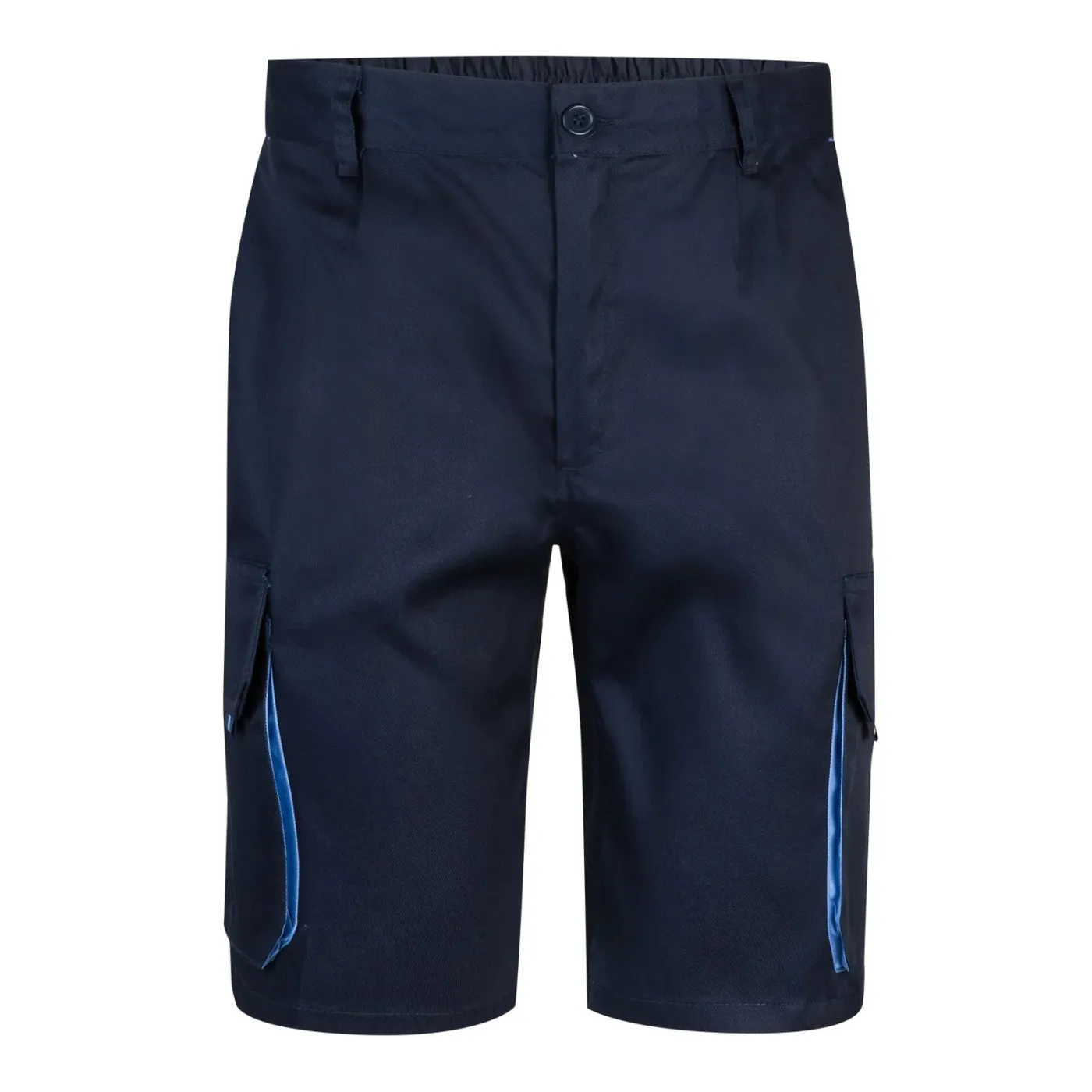 Pantaloni scurti, în două tonuri, cu buzunare multiple / Velilla / Pantaloni scurți de lucru