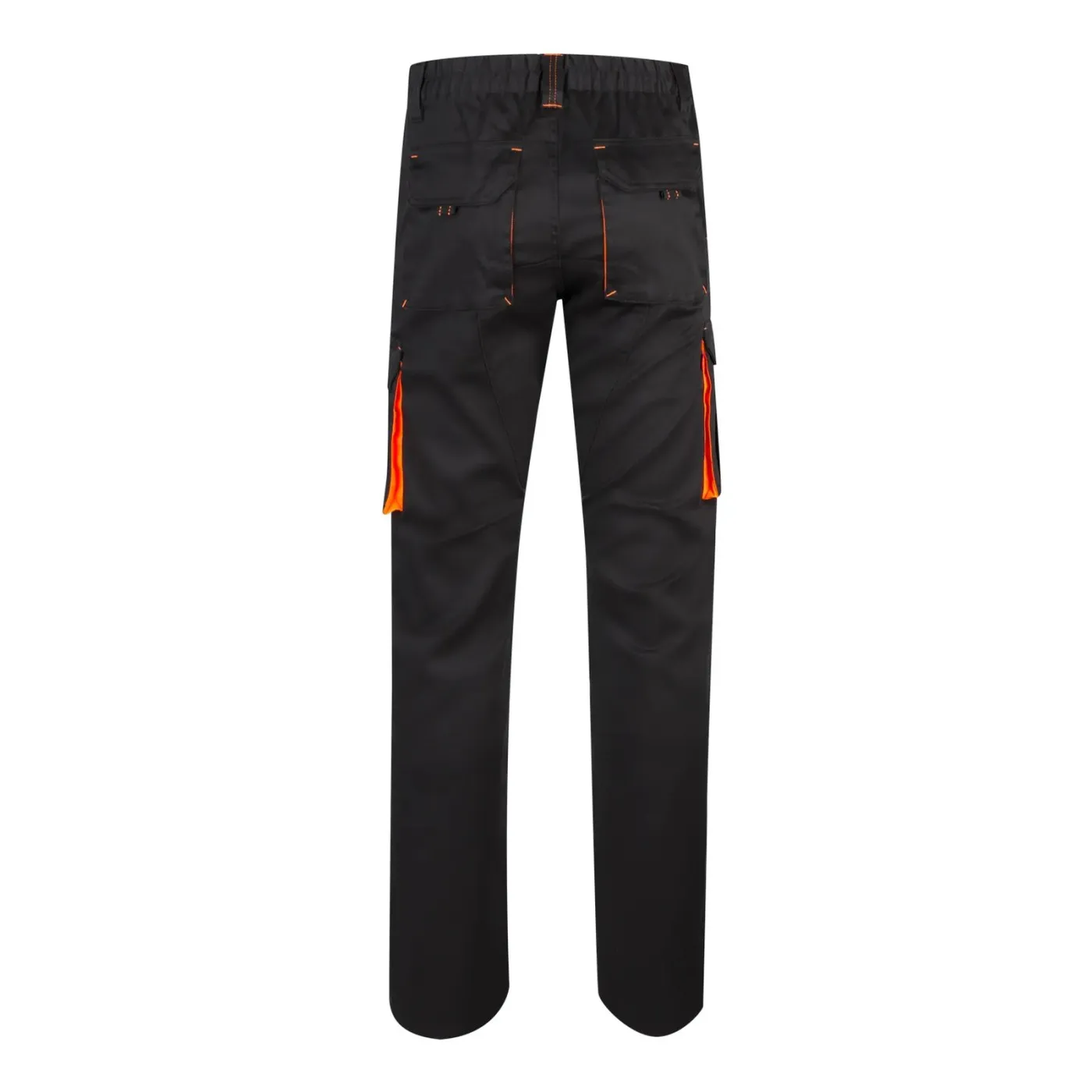 Pantaloni stretch, în două tonuri, cu buzunare multiple / Velilla / Pantaloni, salopete, colanți