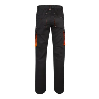 Pantaloni stretch, în două tonuri, cu buzunare multiple / Velilla / Pantaloni, salopete, colanți