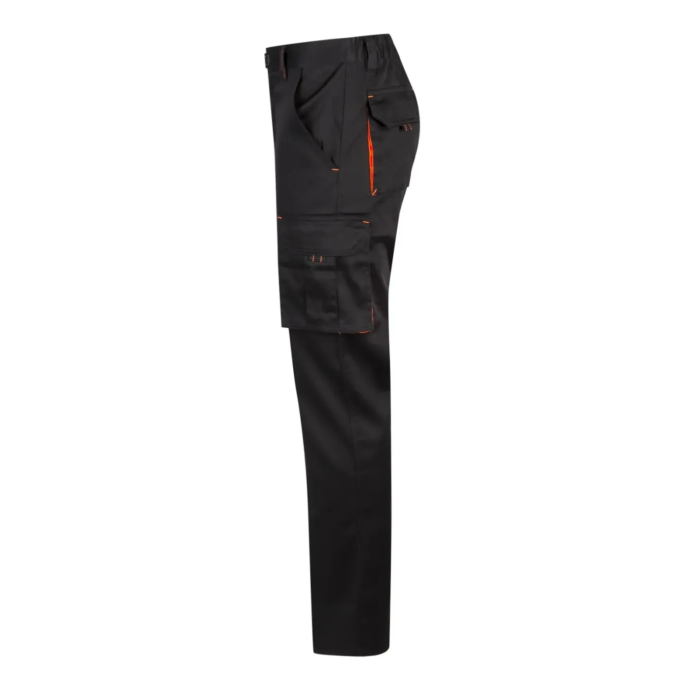 Pantaloni stretch, în două tonuri, cu buzunare multiple / Velilla / Pantaloni, salopete, colanți
