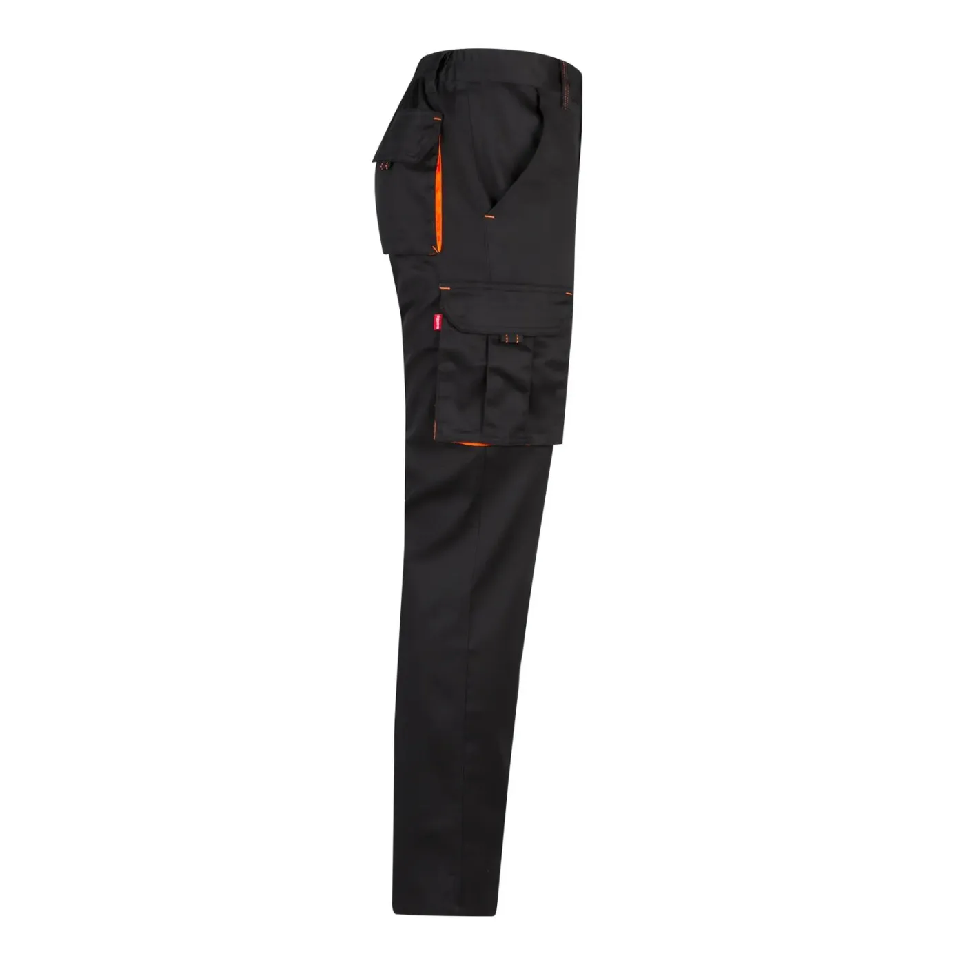 Pantaloni stretch, în două tonuri, cu buzunare multiple / Velilla / Pantaloni, salopete, colanți