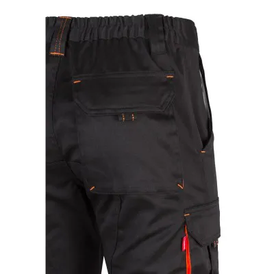 Pantaloni stretch, în două tonuri, cu buzunare multiple / Velilla / Pantaloni, salopete, colanți