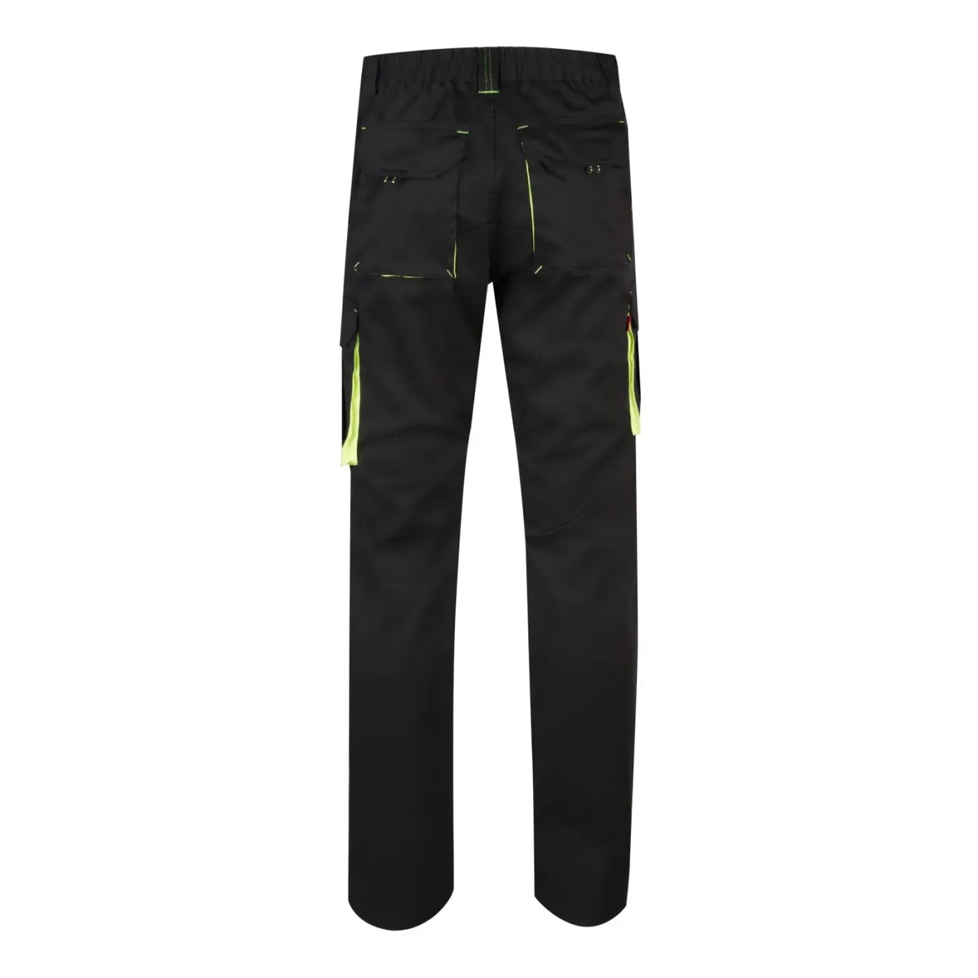 Pantaloni stretch, în două tonuri, cu buzunare multiple / Velilla / Pantaloni, salopete, colanți